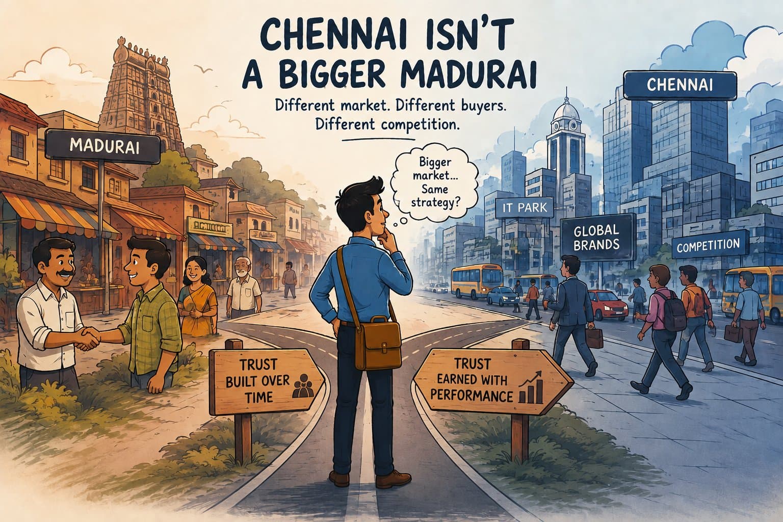 Chennai isn't a bigger Madurai